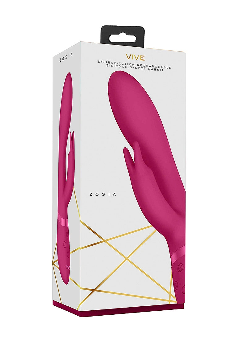 Shots Toys | VIVE Zosia Classic G-Spot Rabbit Vibrator USB Rechargeable Pink