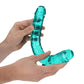 Shots Toys | REALROCK 34cm (13") Double Dong Turquoise