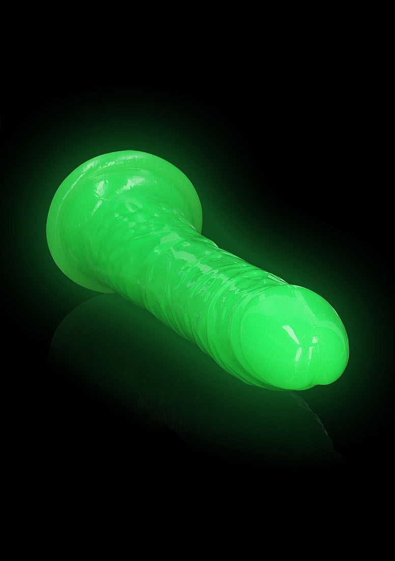 Shots Toys | REALROCK 32cm Slim Glow in the Dark Neon - Green  (11") Dildo Dong