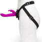 Love Honey Happy Rabbit Rechargeable Vibrating Strap on Harness Set Kit Purple