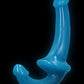 Shots Toys | REALROCK 13.5cm (6") Strapless Strap-On Glow in the Dark - Blue