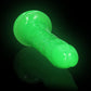 Shots Toys | REALROCK 20cm Slim Glow in the Dark Neon - Green (8") Dildo Dong