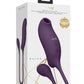 Shots Toys | VIVE Quino Double Action Air Wave & Vibrating Egg Vibrator Purple