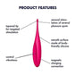 Satisfyer Twirling Fun Tip Vibrator Magenta