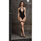 Le Desir Shade - Metis XVI - Body with Garters and Crossed Neckline Black Size OS