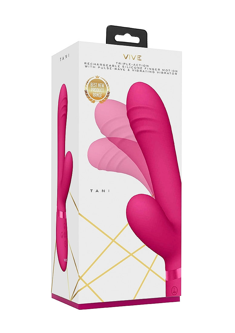 Shots Toys | VIVE Tani Bendable Pulse Wave Rabbit Vibrator Pink