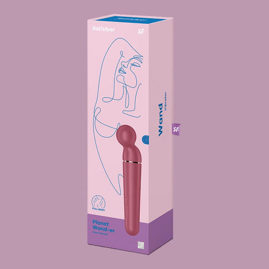 Satisfyer Planet Wand-er Massager Wand Vibrator Berry