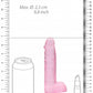 Shots Toys | REALROCK Crystal Clear 6"/15cm Realistic Dildo with Balls Pink