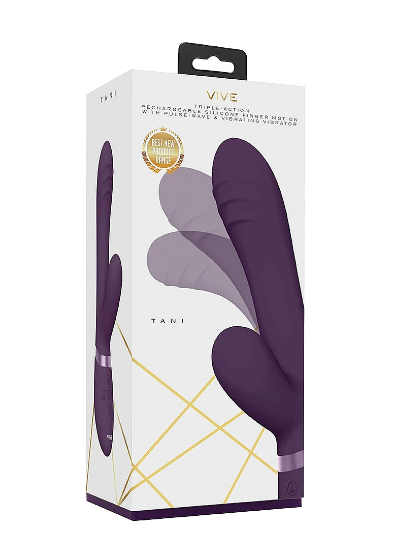 Shots Toys | VIVE Tani Bendable Pulse Wave Rabbit Vibrator Purple