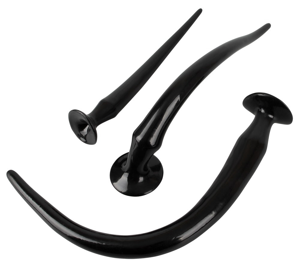 Orion | You2Toys Super Long Flexible Butt Plug Set Super Long Flexible Butt Plug Black