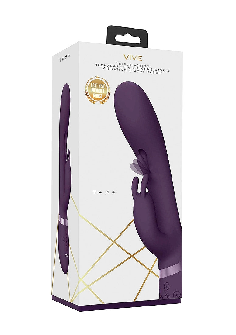 Shots Toys | VIVE Tama Flickering Rabbit Vibrator Purple