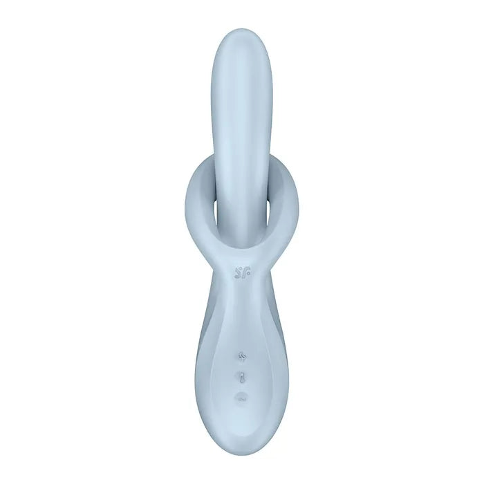 Satisfyer Heat Flex 4 - Blue Heating Rotating G-Spot Vibrator