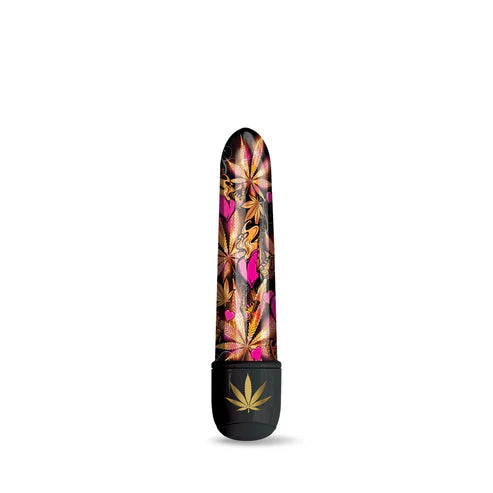 Global Novelties | Prints Charming Buzzed 5" Mini Vibe Vibrator Pink Kush w/Storage Bag