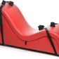 Master Series Kinky Couch Sex Chaise Lounge with Love Pillows - Red