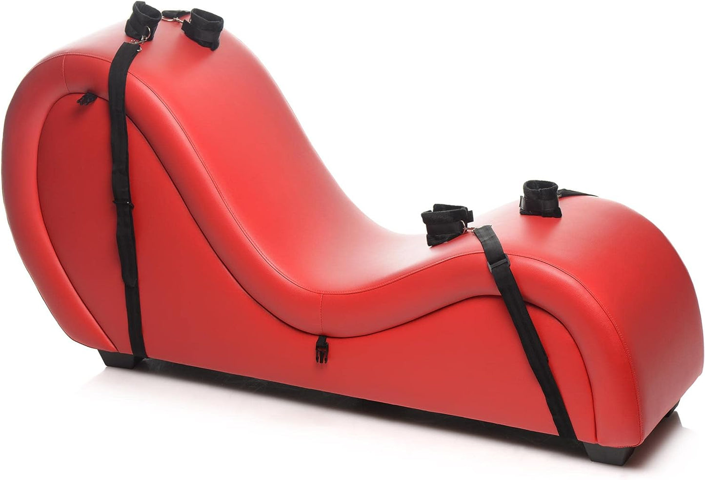 Master Series Kinky Couch Sex Chaise Lounge with Love Pillows - Red