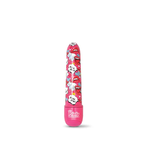 Global Novelties | Prints Charming Pop Tease 5" Mini Vibrator Pink w/storage bag