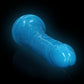 Shots Toys | REALROCK 32cm Slim Glow in the Dark Neon - Blue (11") Dildo Dong