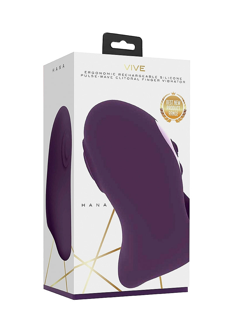 Shots Toys | VIVE Hana Ergonomic Clitoral Finger Vibrator Purple