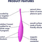 Satisfyer Twirling Joy Vibrator Fuchsia w App Control