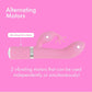 Pillow Talk Kinky Dual Massager Rabbit Vibrator w Swarovski Crystal Button Pink