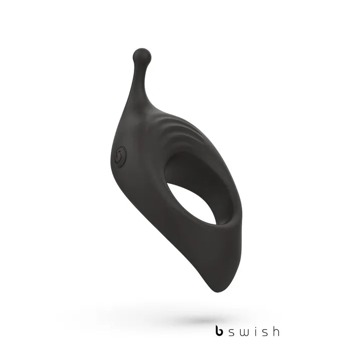 B Swish Bswish BCharmed Rhythm Infinite Deluxe Vibrating Cock Ring Black