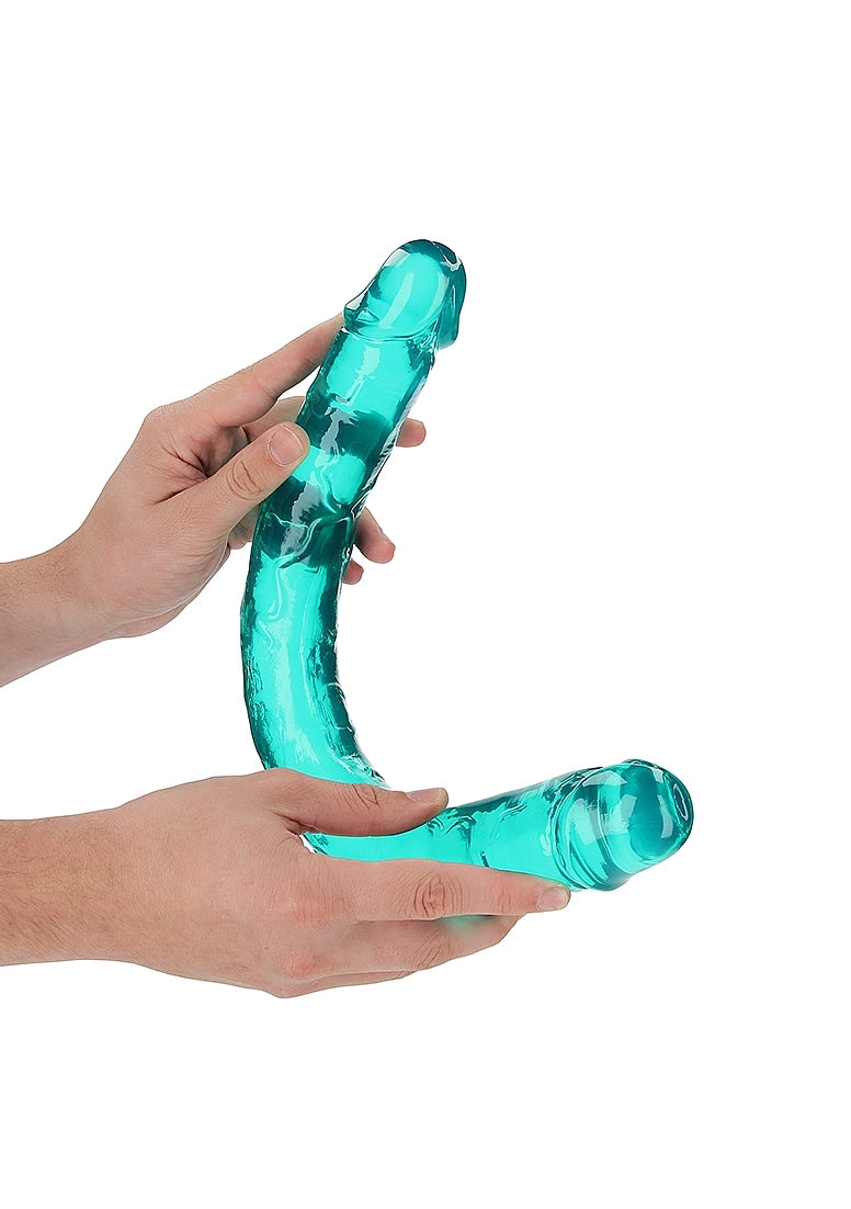 Shots Toys | REALROCK 45cm (18") Double Dong Turquoise