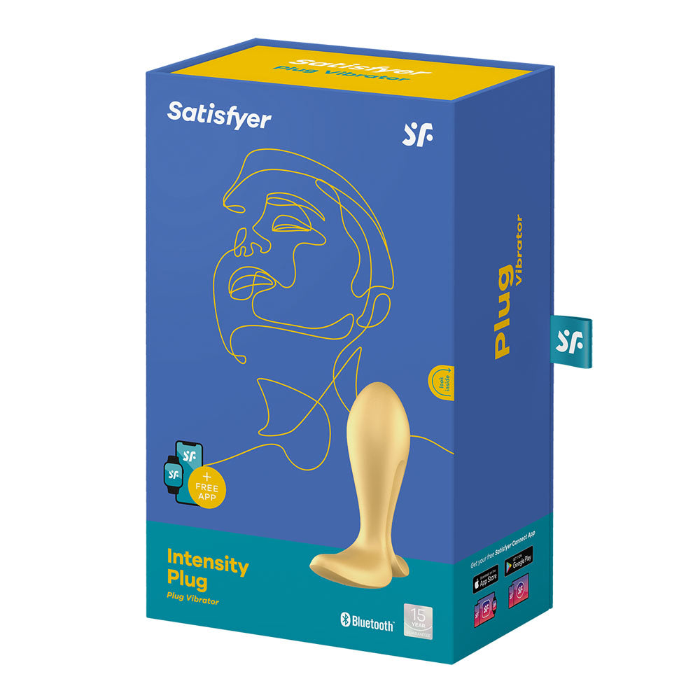 Satisfyer Intensity Plug Gold USB Rechargeable Butt Plug with App Control