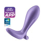 Satisfyer Intensity Plug Purple USB Rechargeable Butt Plug with App Control