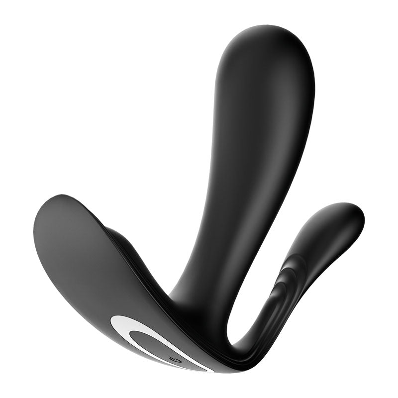 Satisfyer Top Secret + Black Wearable Anal G-Spot Vibrator with App Control