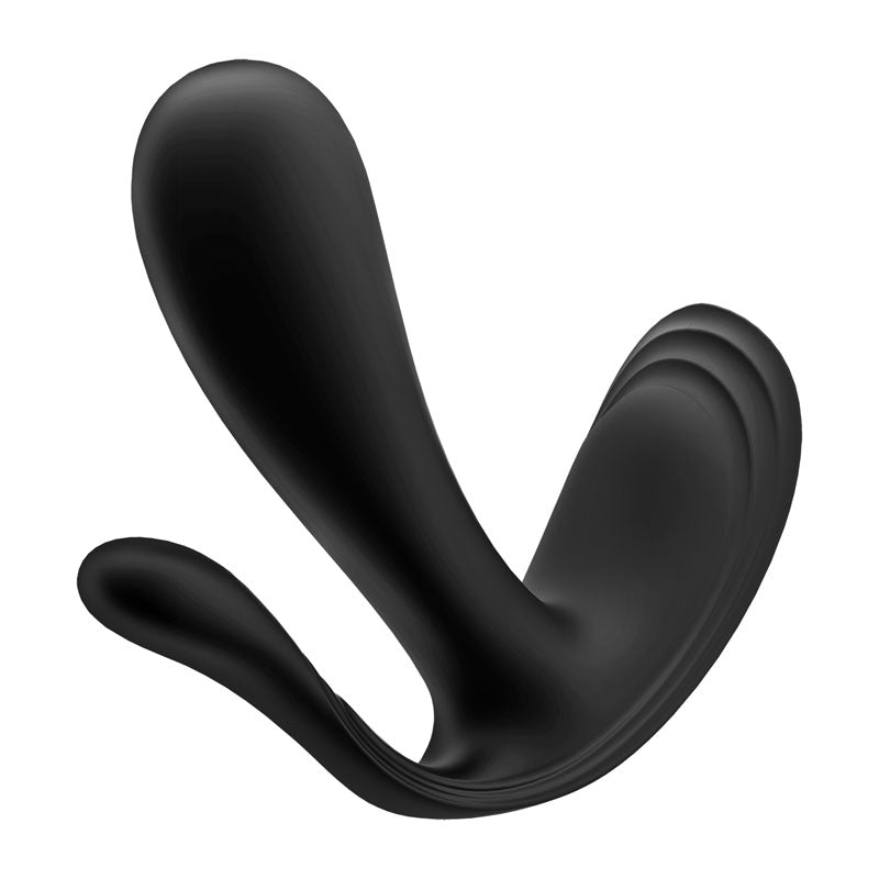 Satisfyer Top Secret + Black Wearable Anal G-Spot Vibrator with App Control