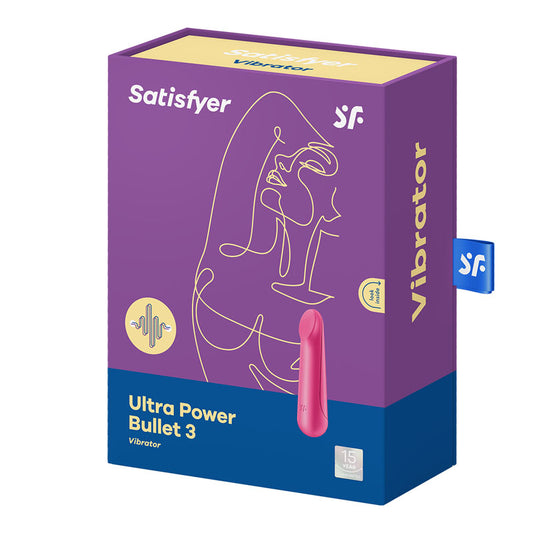 Satisfyer Ultra Power Bullet 3 Pink USB Rechargeable Bullet