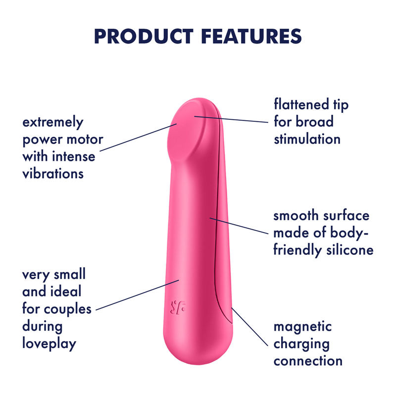 Satisfyer Ultra Power Bullet 3 Pink USB Rechargeable Bullet