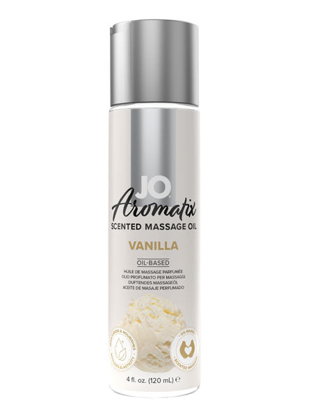 JO Aromatix Vanilla Scented Massage Oil 4oz/120ml