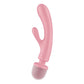 Satisfyer Triple Lover Pink USB Rechargeable Rabbit Vibrator and Massage Wand