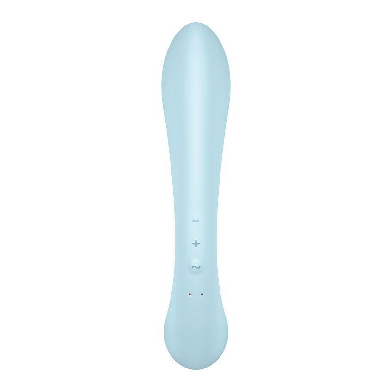 Satisfyer Triple Oh Rabbit Vibrator - Light Blue