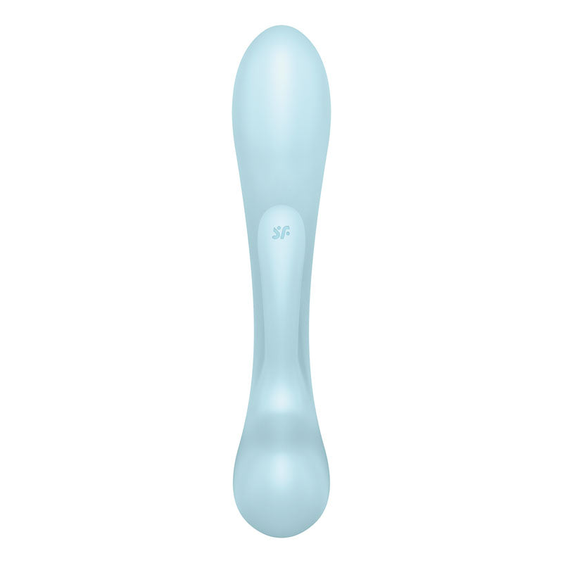 Satisfyer Triple Oh Rabbit Vibrator - Light Blue