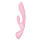 Satisfyer Triple Oh Rabbit Vibrator - Pink