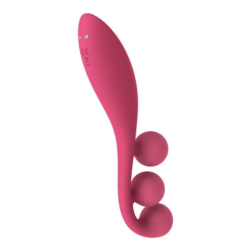 Satisfyer Tri Ball 1 3-Motor Vibrator - Red