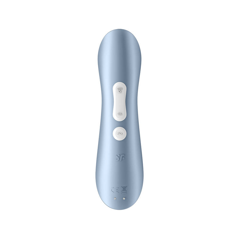 Satisfyer Pro 2+ Blue Touch-Free USB-Rechargeable Clitoral Stimulator Vibrator