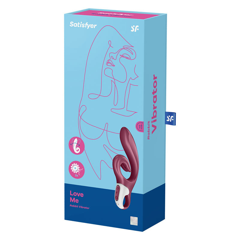 Satisfyer Love Me Rabbit Vibrator - Red