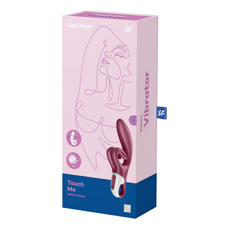 Satisfyer Touch Me Rabbit Vibrator - Red