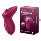 Satisfyer Exciterrr - Rolling Layon Vibrator w Stimulating Moving Ball Berry