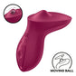 Satisfyer Exciterrr - Rolling Layon Vibrator w Stimulating Moving Ball Berry