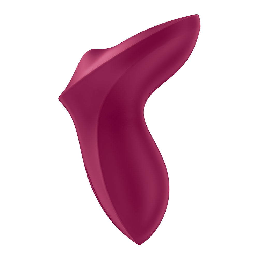 Satisfyer Exciterrr - Rolling Layon Vibrator w Stimulating Moving Ball Berry