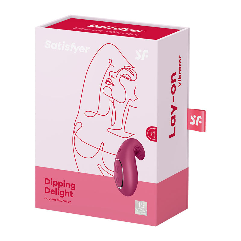 Satisfyer Dipping Delight - Berry USB Rechargeable Stimulator