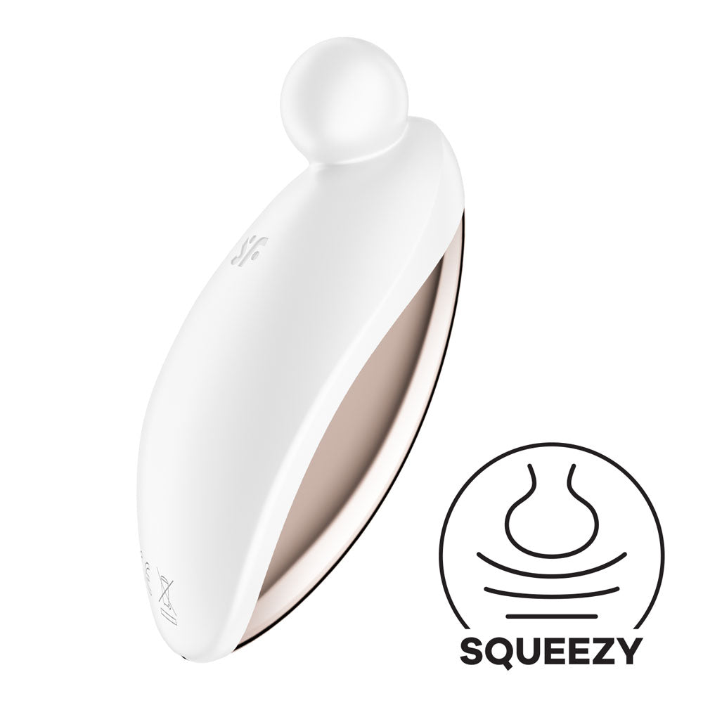 Satisfyer Spot On 2 White USB Rechargeable Targeted Clitoral Stimulator Vibrator