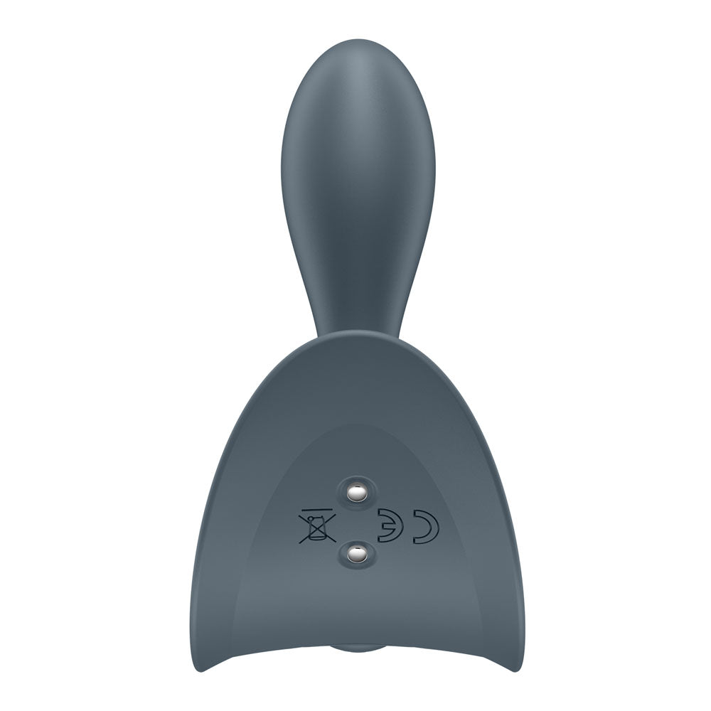 Satisfyer Booty Absolute Beginners 2 - Grey USB Rechargeable Vibrating Butt Plug