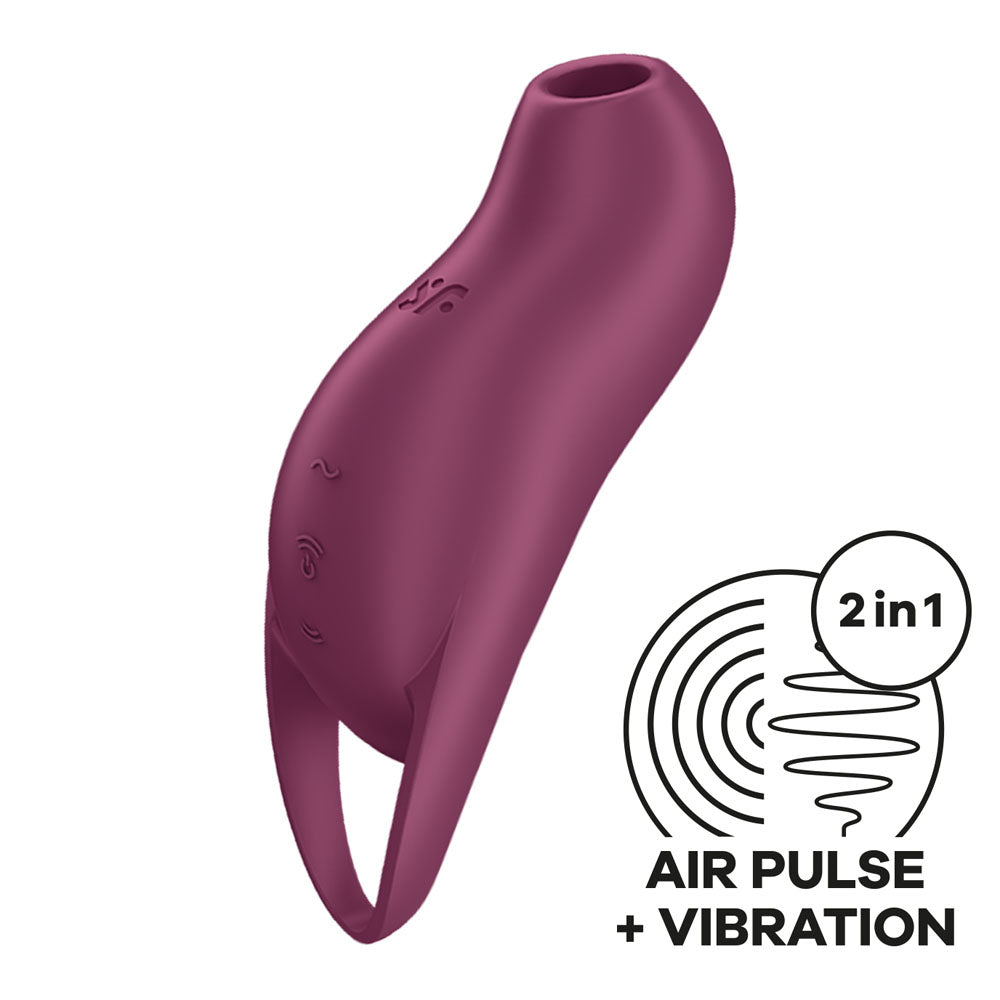 Satisfyer Pocket Pro 1 - Purple USB Rechargeable Double Air Pulse Vibrator