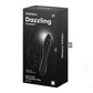 Satisfyer Dazzling Crystal 1 - Black Glass Double Ended Dildo Hot & Cold Play