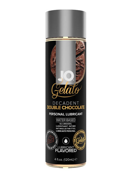 JO Gelato Decadent Double Chocolate Water Based Flavoured Lubricant 4oz/120ml